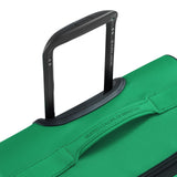 United Colors of Benetton Color Block Softside Expandable Luggage with Spinner Wheels, Green, Carry - On 19 Inch