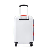 United Colors of Benetton United Hardside Luggage with Spinner Wheels, White, Carry - On 19 Inch