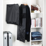 Univivi Garment Bag Suit Bag for Storage and Travel 43 inch, Washable Suit Cover for T-Shirt, Jacket, Suits, Coats, Set of 5, Oxford Fabrics