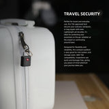 UP Security TSA Locks for Luggage with Keys, Luggage Locks TSA Approved 4 Pack, International Travel Essentials, Small Padlock with Key, Mini Padlock for Suitcase, Backpack, Bag, Zipper, Case, Box