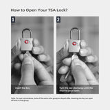 UP Security TSA Locks for Luggage with Keys, Luggage Locks TSA Approved 4 Pack, International Travel Essentials, Small Padlock with Key, Mini Padlock for Suitcase, Backpack, Bag, Zipper, Case, Box