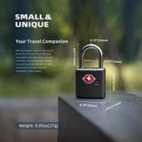 UP Security TSA Locks for Luggage with Keys, Luggage Locks TSA Approved 4 Pack, International Travel Essentials, Small Padlock with Key, Mini Padlock for Suitcase, Backpack, Bag, Zipper, Case, Box