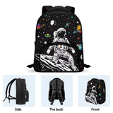 Uppodwarkid Space Astronaut Backpack for Teens Solar System School Backpack with Front Pocket New 12 Inch Bookbag Schoolbag for Kindergarten Elementary School Portable Laptop Backpack Holiday Gifts
