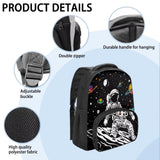 Uppodwarkid Space Astronaut Backpack for Teens Solar System School Backpack with Front Pocket New 12 Inch Bookbag Schoolbag for Kindergarten Elementary School Portable Laptop Backpack Holiday Gifts