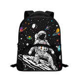 Uppodwarkid Space Astronaut Backpack for Teens Solar System School Backpack with Front Pocket New 12 Inch Bookbag Schoolbag for Kindergarten Elementary School Portable Laptop Backpack Holiday Gifts