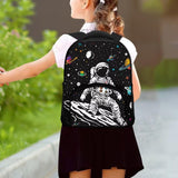 Uppodwarkid Space Astronaut Backpack for Teens Solar System School Backpack with Front Pocket New 12 Inch Bookbag Schoolbag for Kindergarten Elementary School Portable Laptop Backpack Holiday Gifts