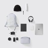 Urth Arkose 20L Modular Backpack + 3.7L Camera Insert - Water Resistant, Anti - Theft, Recycled Bag for DSLR/SLR/Mirrorless, 13 - 16 Inch Laptop in Black