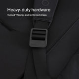 Urth Arkose 20L Modular Backpack + 3.7L Camera Insert - Water Resistant, Anti - Theft, Recycled Bag for DSLR/SLR/Mirrorless, 13 - 16 Inch Laptop in Black