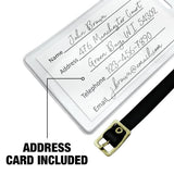 U.S. Army Logo with Soldier Silhouettes Luggage ID Tags Cards Set of 2