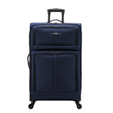 U.S. Traveler Anzio Softside Expandable Luggage with Spinner Wheels, Navy, 30-Inch Large