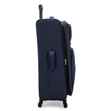U.S. Traveler Anzio Softside Expandable Luggage with Spinner Wheels, Navy, 30 - Inch Large