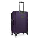 U.S. Traveler Aviron Bay Expandable Softside Luggage with Spinner Wheels, Purple, 3 - Piece Set