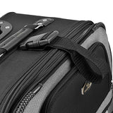U.S. Traveler New Yorker Lightweight Expandable Rolling Luggage, Black, 4 - Piece Set
