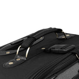U.S. Traveler New Yorker Lightweight Expandable Rolling Luggage, Black, 4 - Piece Set