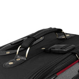 U.S. Traveler New Yorker Lightweight Expandable Rolling Luggage, Red/Gray, 4 - Piece Set
