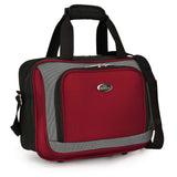 U.S. Traveler New Yorker Lightweight Expandable Rolling Luggage, Red/Gray, 4 - Piece Set
