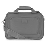 U.S. Traveler Rio Lightweight Softside Rolling Carry - on Suitcase, 4 - Wheel Set, Light Gray