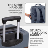 U.S. Traveler Vista Way 3 - Piece Travel Set, 21 - Inch Carry - on Hardside with TSA Lock, 18 - Inch Travel Backpack with Laptop Sleeve, Toiletry Bag, Navy