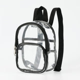 USPECLARE Clear Mini Backpack Stadium Approved for Little Boys & Girls, Transparent Backpack for Concert, Festival, Sport Events