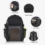 USPECLARE Heavy Duty X - Large Mesh Backpacks for Adults,Semi - Transparent college Backpacks with Rain cover for School, Beach, and Travel (X - Large)