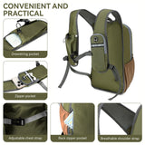 UtiaMiaoGonGo 15L Small Hiking Backpack for Men Women Lightweight Packable Backpack Foldable Casual Daypack for Camping Travel Outdoor, Green