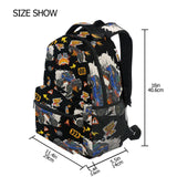UWSG Travel Laptop Backpack Daypack College School Computer Bag Bookbag for Women Men (Bag 178)