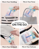 Valourgo Travel Bottles for Toiletries Tsa Approved Travel Size Containers BPA Free Leak Proof Travel Tubes Refillable Liquid Travel Accessories for Cosmetic Shampoo and Lotion Soap for travel, 4Pcs