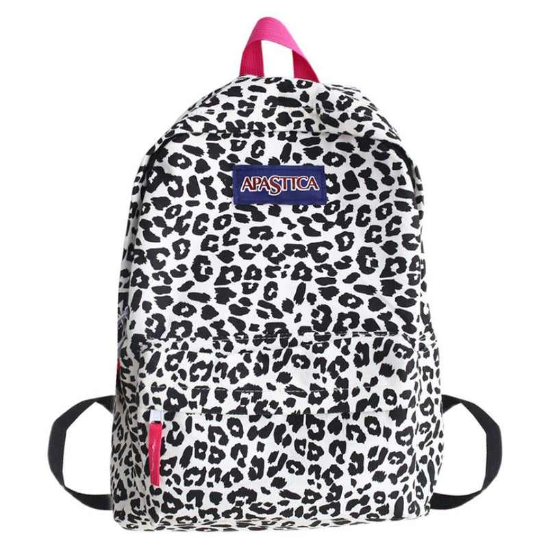 Van Caro Leopard Print Backpack Large College Backpack Casual Bookbag Laptop Backpack Computer Bag Travel Daypack for Women Men,Zebra - Stripe(No Pendant)