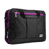 Vangoddy El Prado 3-in-1 10" 12 inch Laptop Messenger Bag Backpack (Purple Black)