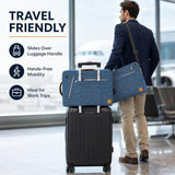 Vangoddy Slate 17-17.3 inch 3-in-1 Universal Convertible Laptop Bag, Backpack Messenger Shoulder Briefcase for Work Travel Office and Daily Commute, Blue