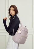 VANKANY Cute Laptop Backpack Women for College, Fashion Teen Girl School Backpack Adult Bookbag for Work Office Nurse Highschool Bag, Light Purple