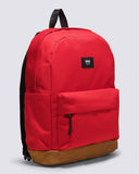 Vans Old Skool Sport Backpack | Unisex Everyday Laptop Bag, 15" Computer Sleeve, Front Pocket,Racing Red/Antelope,One Size