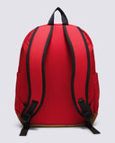 Vans Old Skool Sport Backpack | Unisex Everyday Laptop Bag, 15" Computer Sleeve, Front Pocket,Racing Red/Antelope,One Size