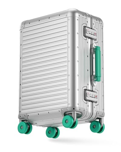 Varyleap All Aluminum Carry On Luggage 22x14x9 Airline Approved, Zipperless Aluminum Suitcase, Hard Shell Carry On Luggage with TSA | Backpacks4Less