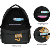 Vdsrup Hi Meow Cat Backpack for Girls Kids Boys Cute Kitten Kitty School Book Bag Waterproof Animals Student Laptop Backpacks College Carrying Bags Casual Durable Lightweight
