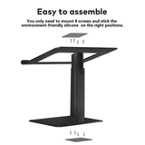 VECOFO Laptop Stand for Desk, Ergonomic Aluminum Laptop Stand Adjustable Height from 7 - 15", Sitting and Standing Laptop Riser for 10 - 17" Notebook