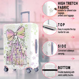 Vehcimbev Cartoon Castle Luggage Cover Washable Elastic Fireworks Bowknot Travel Suitcase Cover Anti - scratch Suitcase cover Fits 29 - 32 Inch Luggage Cover