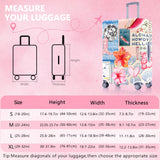 Vehcimbev Holiday Surf's Up Travel Luggage Cover Coastal Life Travel Suitcase Cover Anti - scratch Suitcase cover Fits 29 - 32 Inch Luggage Cover