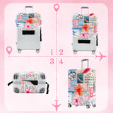 Vehcimbev Holiday Surf's Up Travel Luggage Cover Coastal Life Travel Suitcase Cover Anti - scratch Suitcase cover Fits 29 - 32 Inch Luggage Cover