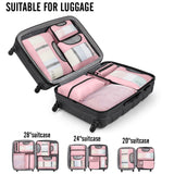 Veken 10 Set Packing Cubes for Travel Essential, Suitcase Organizer Bags in 4 Sizes, Carry - On Luggage Accessories with Large Laundry & Hanging Toiletry Bag, Must - Have for Airplane, Road Trip & Camping