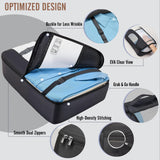Veken 10 Set/8 Set Packing Cubes for Travel Essentials, Suitcase Organizer Bags in 4 Sizes, Carry - On Luggage Accessories with Laundry & Toiletry Bag, Airplane Must - Have, Road Trip & Camp Gifts for Men