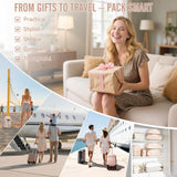 Veken 8 Set Packing Cubes, Cruise Ship Travel Essentials Accessories for Beach Vacation, Personalized Gifts for Women Mom Her, Suitcase Organizer Bags for Luggage with Hanging Toiletry Bag