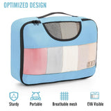 Veken 8 Set Packing Cubes for Travel Essentials, Suitcase Organizer Bags in 4 Sizes, Carry - On Luggage Accessories with Large Laundry & Hanging Toiletry Bag, Must - Have for Airplane, Road Trip & Camping