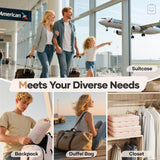 Veken 9/11 Set Compression Packing Cubes for Travel Essentials,Compressible Expandable Large Luggage Suitcase Organizer Bags for Clothing,Durable Space Saver Storage Bags with Toiletry Bags(Beige)