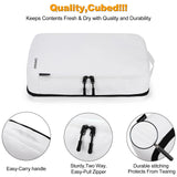 Velaybor 8 Set Compression Packing Cubes for Travel, Waterproof Luggage Organizers, Suitcase Organizer Set for Carry - On & Checked Baggage, Travel Accessories for Men & Women