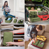 Velaybor 8 Set Compression Packing Cubes for Travel, Waterproof Luggage Organizers, Suitcase Organizer Set for Carry - On & Checked Baggage, Travel Accessories for Men & Women