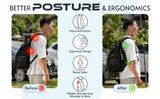 VentaPak Lightweight Ventilation Backpack Spacer - Smaller Support Ventilation Frame for Hiking & Biking Backpacks Small Size 5'6" Torso or Under, Airflow & Reduced Sweat