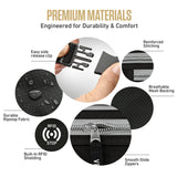 VENTURE 4TH Money Belt for Travel – Hidden Under - Clothes RFID Blocking Passport Holder & Slim Travel Wallet Pouch for Men & Women to Protect Cash, Cards & Documents (Black)