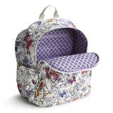 Vera Bradley Women's Bancroft Backpack - Premium Cotton, Wing + Bloom, One Size