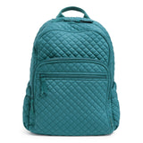 Vera Bradley Women's Cotton Campus Backpack, Forever Green - Recycled Cotton, One Size
